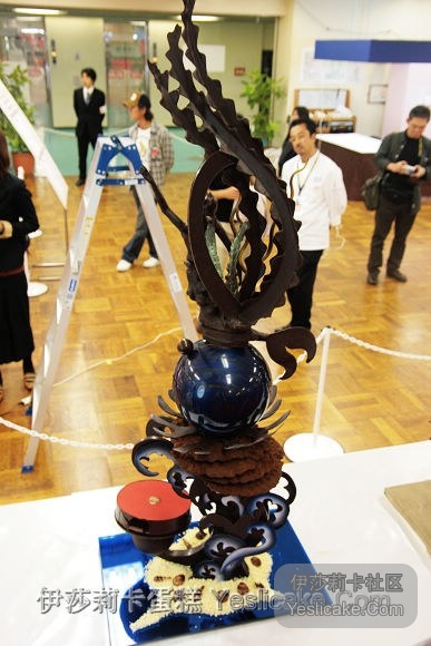 (1)2008日本蛋糕展chocolate showpiece