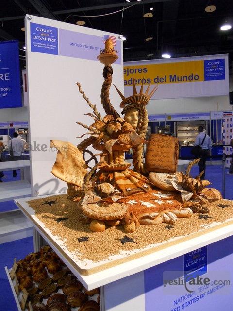 2010年美国IBIE展会的各種藝術面包與裝飾