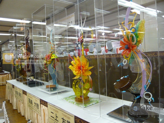 2011 JAPAN CAKE SHOW 现场巧克力与拉糖工艺比赛作品