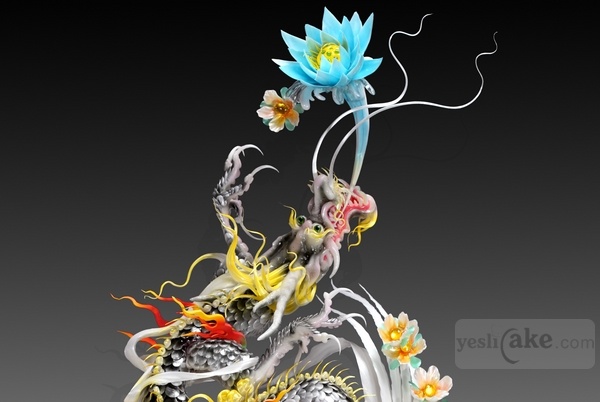 糖艺作品---苗寨龙珠