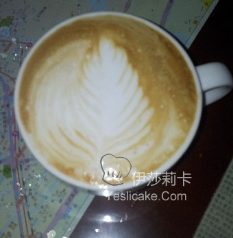 前几天在家练习的拉花咖啡，