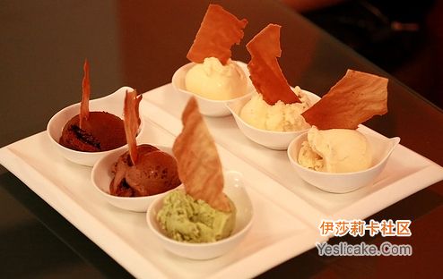 Seventh Heaven的盤飾點心