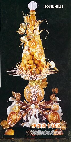经典的泡芙塔